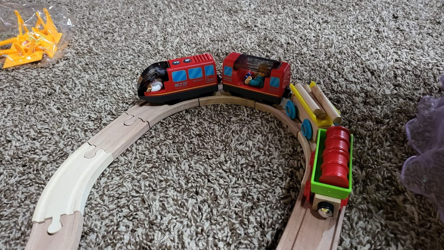 Remote Control Electric Train Toy with LED Lights, Sound, Safe for Ages 3+