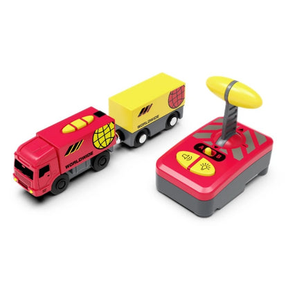 Remote Control Electric Train Toy with LED Lights, Sound, Safe for Ages 3+