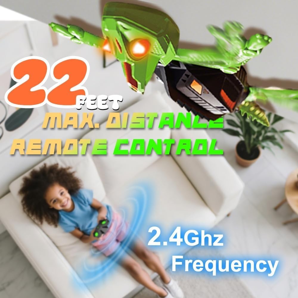 Remote Control Lizard Climbs Walls, LED Eye Lights, USB Charging, Safe for Ages 3+