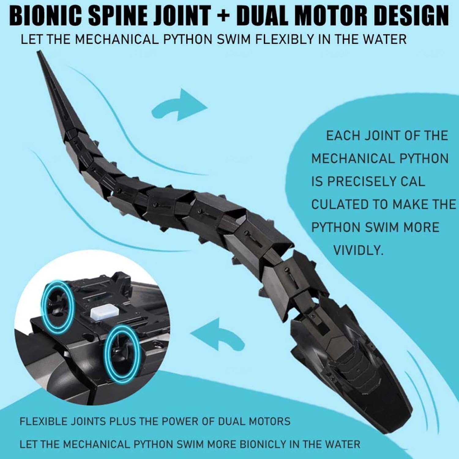Remote Control Shark Submarine Toy, RC Shark Electric Rechargeable Water Toy
