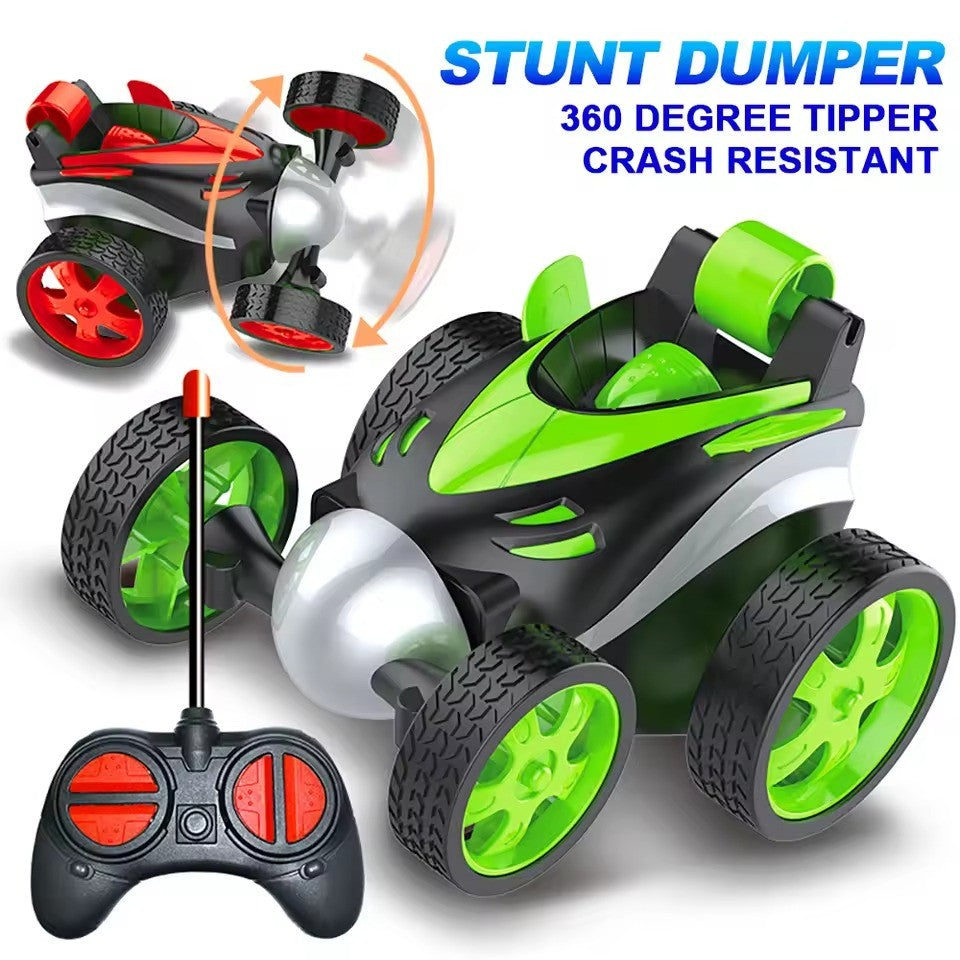 Remote Control Stunt Car, 360° Spins & Flips, Skill-Building, Fun & Learning, Safe for Ages 3+