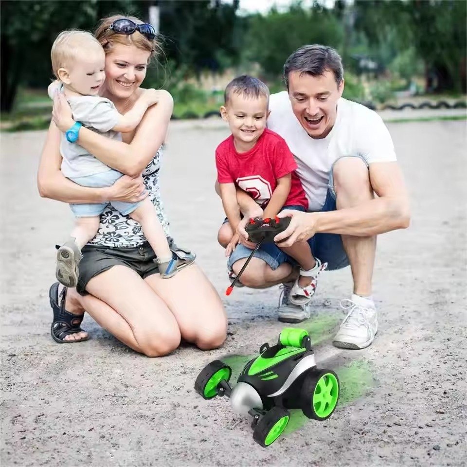 Remote Control Stunt Car, 360° Spins & Flips, Skill-Building, Fun & Learning, Safe for Ages 3+