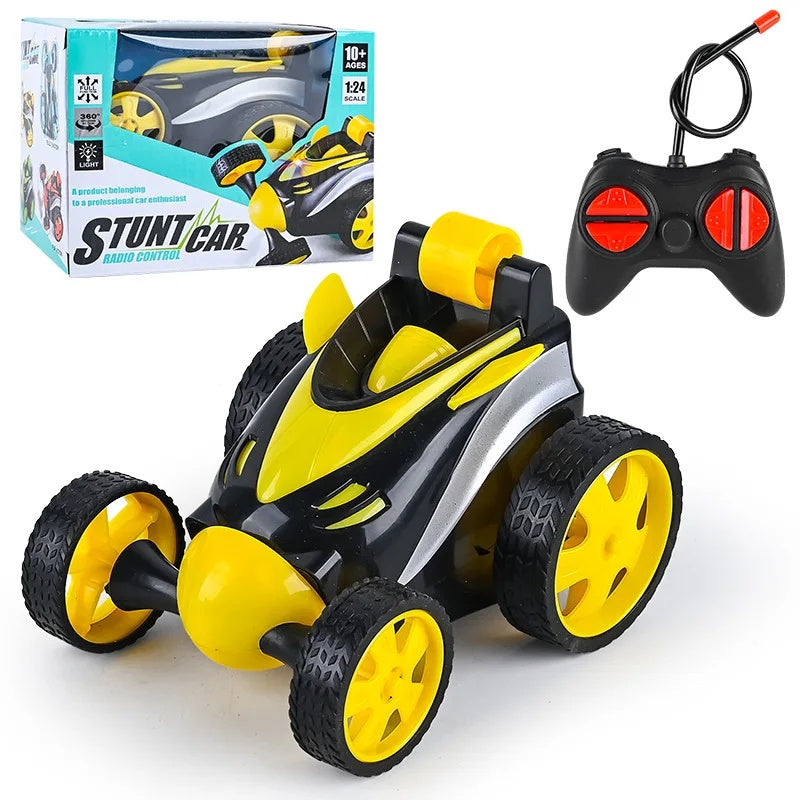 Remote Control Stunt Car, 360° Spins & Flips, Skill-Building, Fun & Learning, Safe for Ages 3+