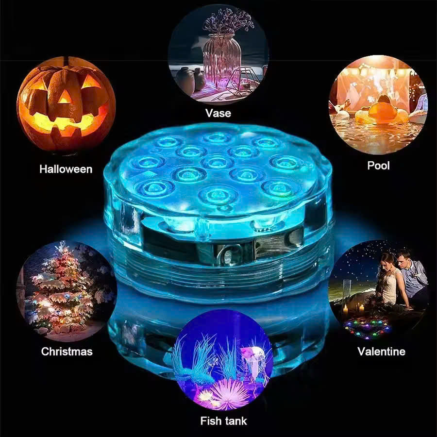 Remote Control Waterproof Magnetic Suction Cup LED Light – Adjustable Lighting Modes, Easy to Use