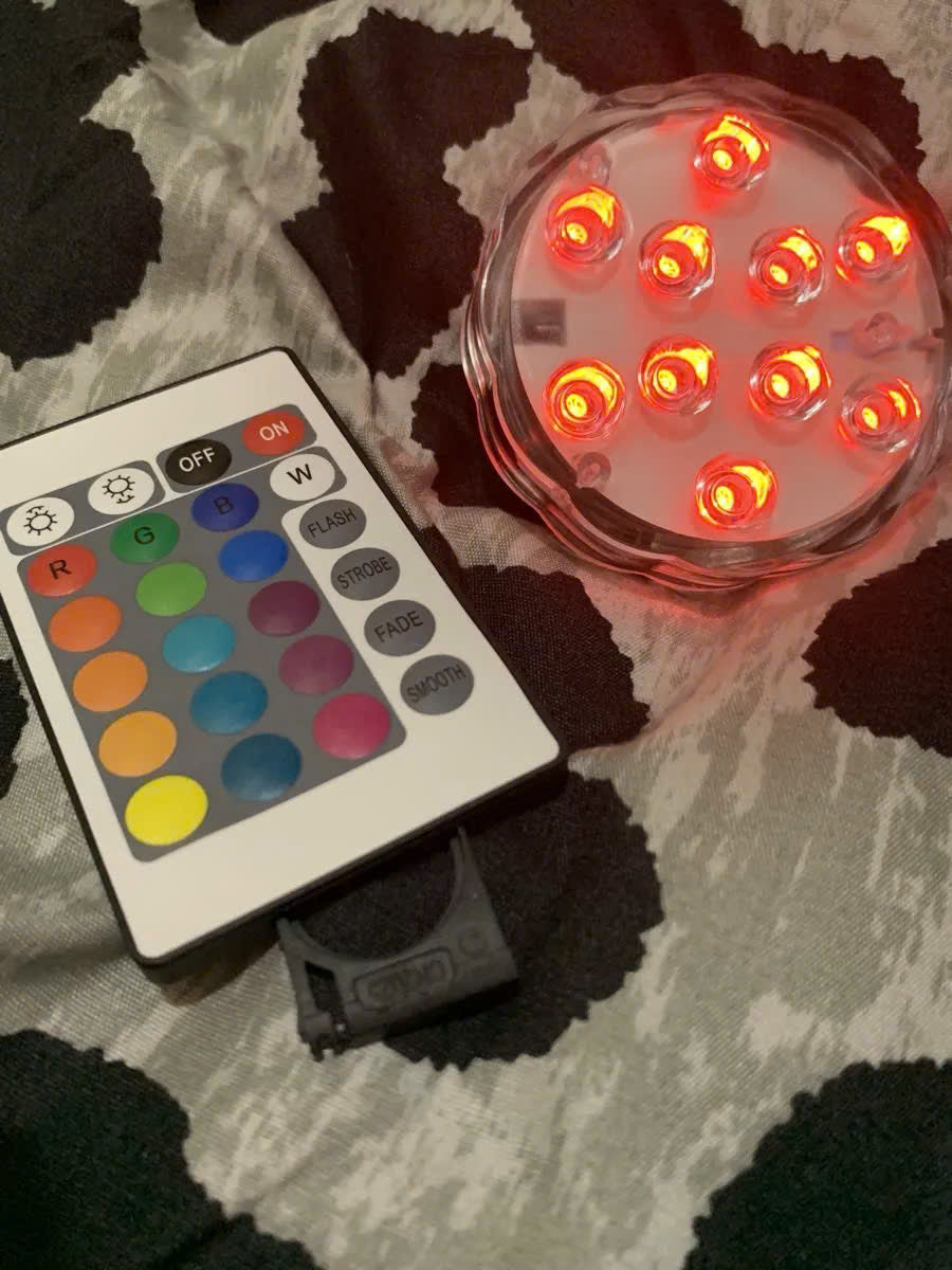 Remote Control Waterproof Magnetic Suction Cup LED Light – Adjustable Lighting Modes, Easy to Use