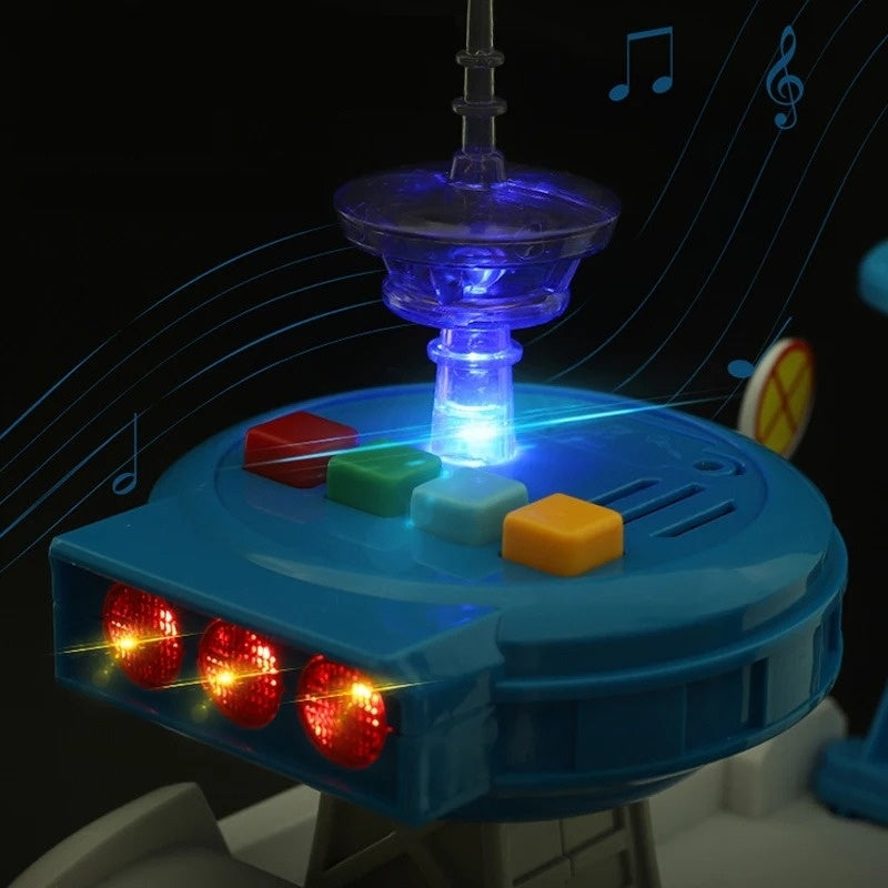 Rescue Boat Toy with Lights and Sounds – Includes Car, Helicopter, and Rescue Boat – Safe for Ages 3+