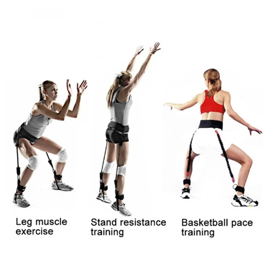 Resistance Bands Jump Trainers – Enhance Leg Strength & Vertical Jump, Safe Material, Compact Portable Design