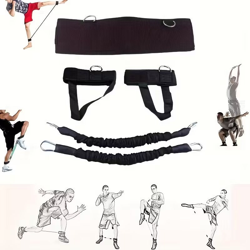 Resistance Bands Jump Trainers – Enhance Leg Strength & Vertical Jump, Safe Material, Compact Portable Design