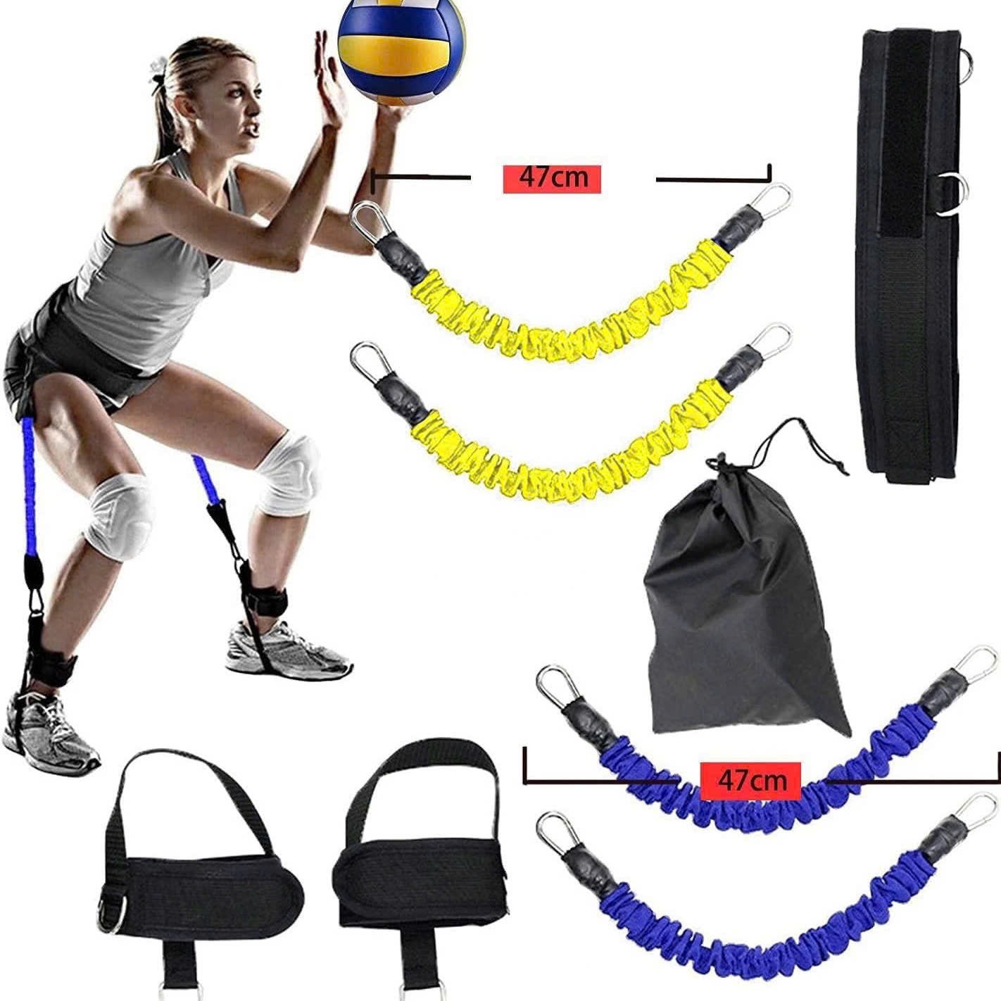 Resistance Bands Jump Trainers – Enhance Leg Strength & Vertical Jump, Safe Material, Compact Portable Design