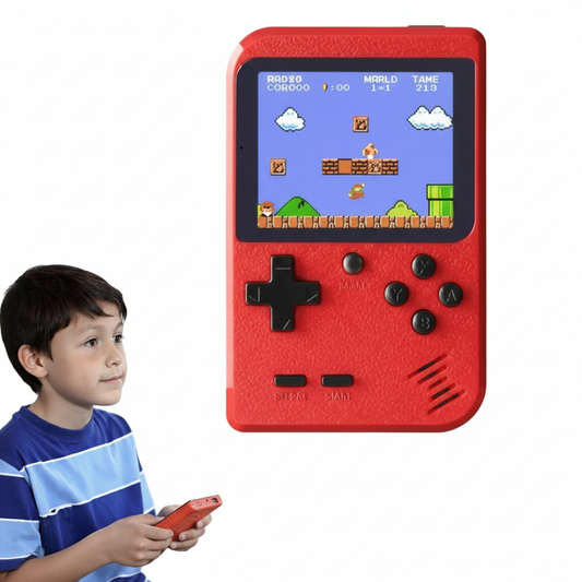 Retro Game Console with 400 Built-in Classic Games, TV Connectivity and Compact Design