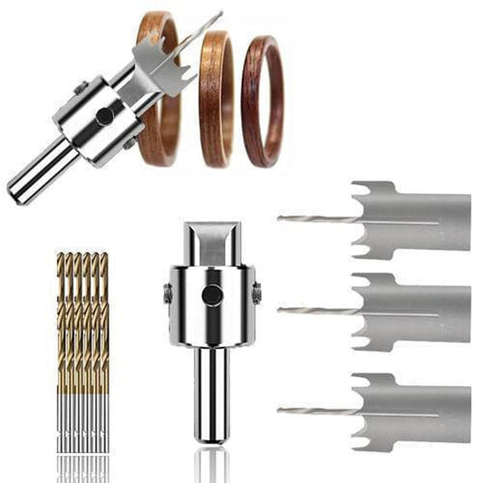 Ring And Button Drill Bit, Drill Ring Fetching Hair Embryo Bead Knife Woodworking Tool