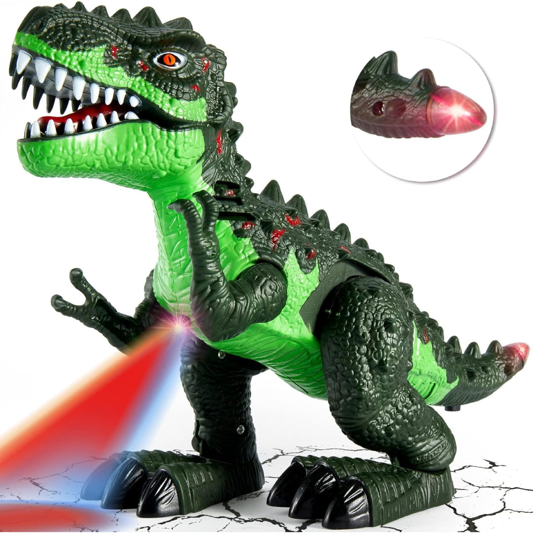 Roaring Music Dinosaur with Lights and Sound, Durable Plastic, Realistic Design, Safe for kids 2+