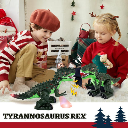 Roaring Music Dinosaur with Lights and Sound, Durable Plastic, Realistic Design, Safe for kids 2+