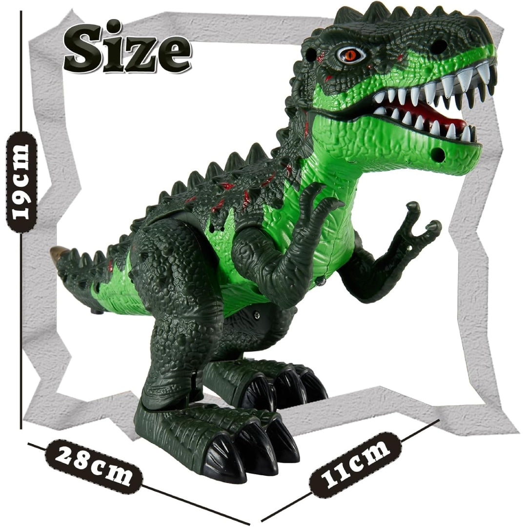 Roaring Music Dinosaur with Lights and Sound, Durable Plastic, Realistic Design, Safe for kids 2+