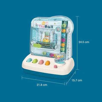 Rolling Track Ball Puzzle Toys With Sound & Light, Motion Control, Auto Start Stop, USB Battery Powered for Ages 3+