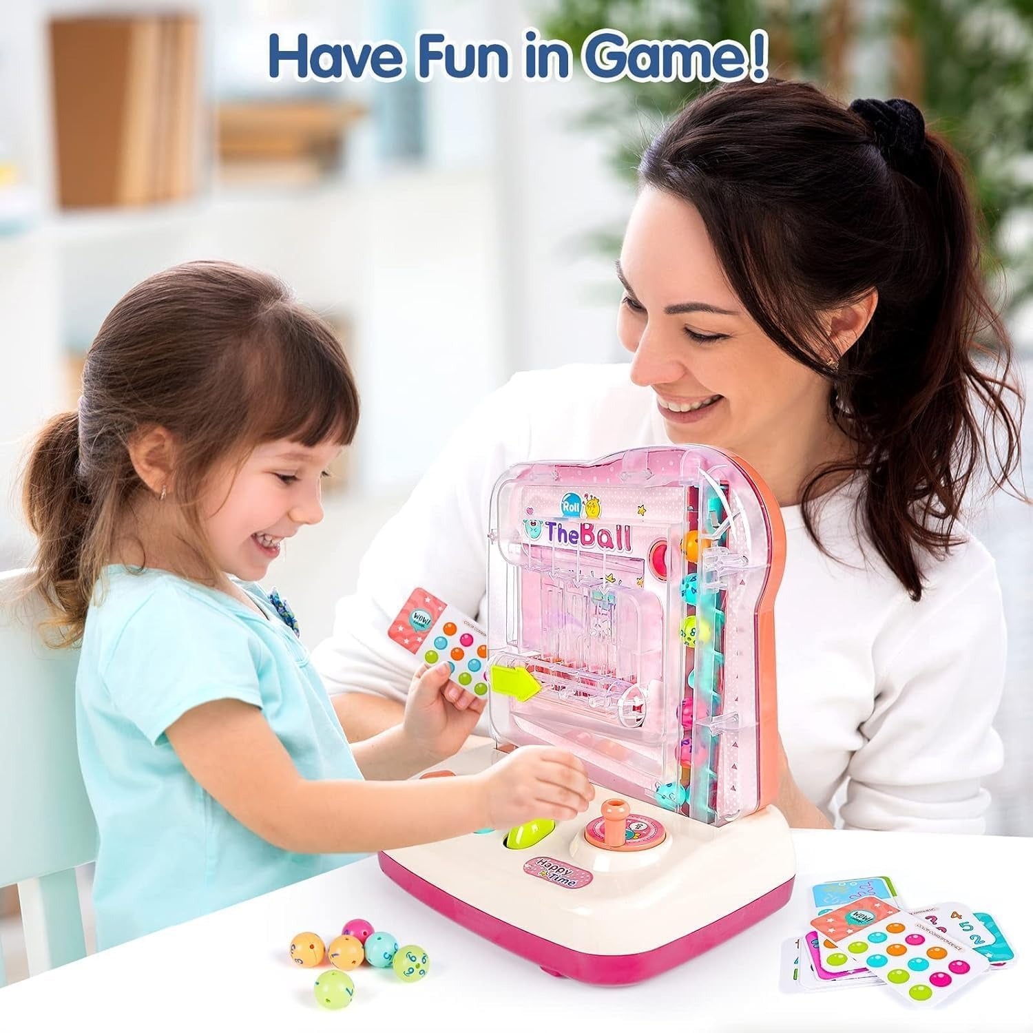 Rolling Track Ball Puzzle Toys With Sound & Light, Motion Control, Auto Start Stop, USB Battery Powered for Ages 3+