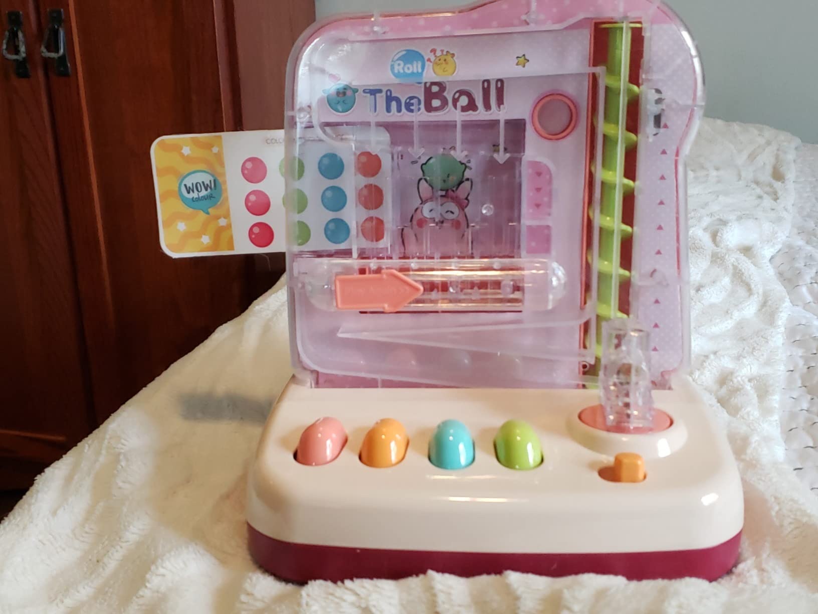 Rolling Track Ball Puzzle Toys With Sound & Light, Motion Control, Auto Start Stop, USB Battery Powered for Ages 3+