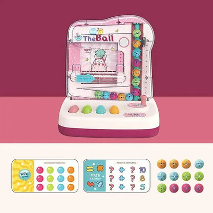 Rolling Track Ball Puzzle Toys With Sound & Light, Motion Control, Auto Start Stop, USB Battery Powered for Ages 3+