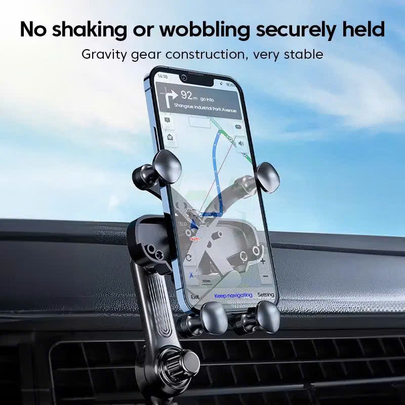 Rotatable Car Phone Holder for Air Vent – 360° Swivel, Foldable, and Easy to Use