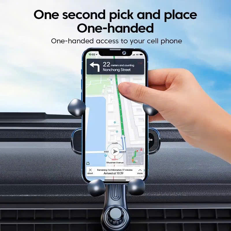 Rotatable Car Phone Holder for Air Vent – 360° Swivel, Foldable, and Easy to Use