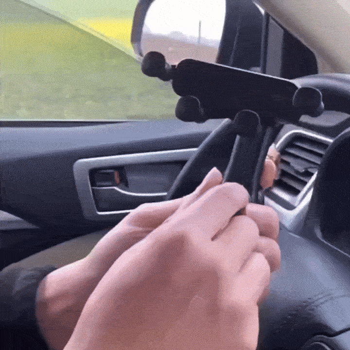 Rotatable Car Phone Holder for Air Vent – 360° Swivel, Foldable, and Easy to Use