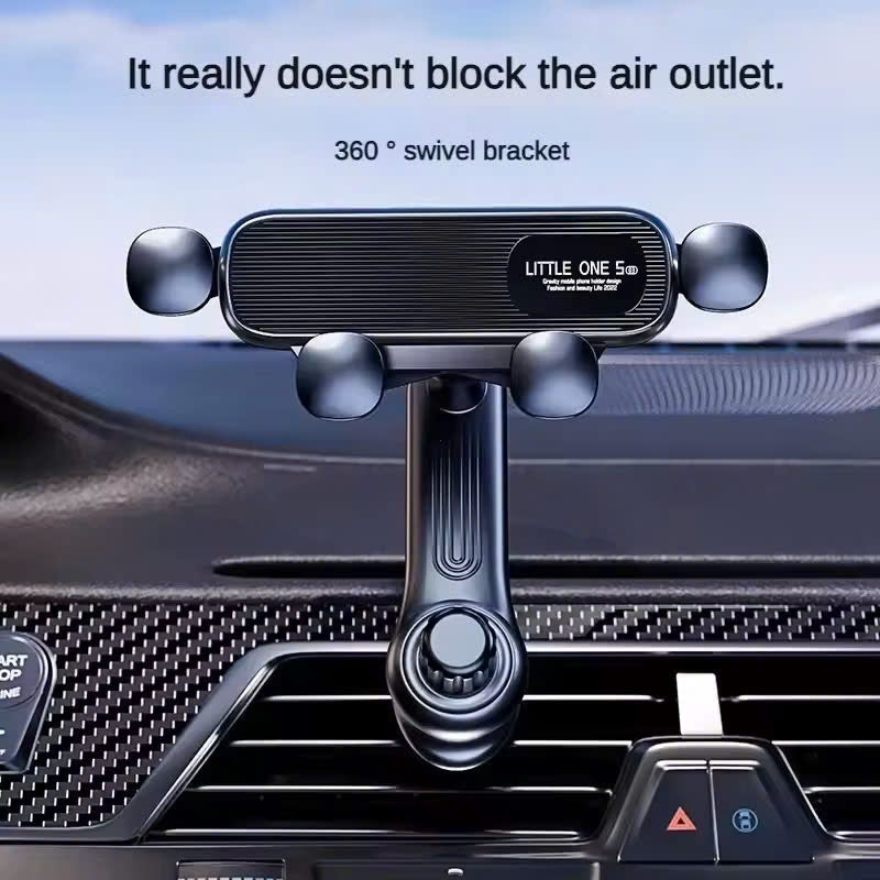 Rotatable Car Phone Holder for Air Vent – 360° Swivel, Foldable, and Easy to Use