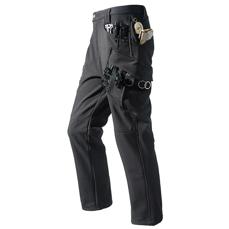 Men'S Waterproof Softshell Jacket And Cargo Pants Set