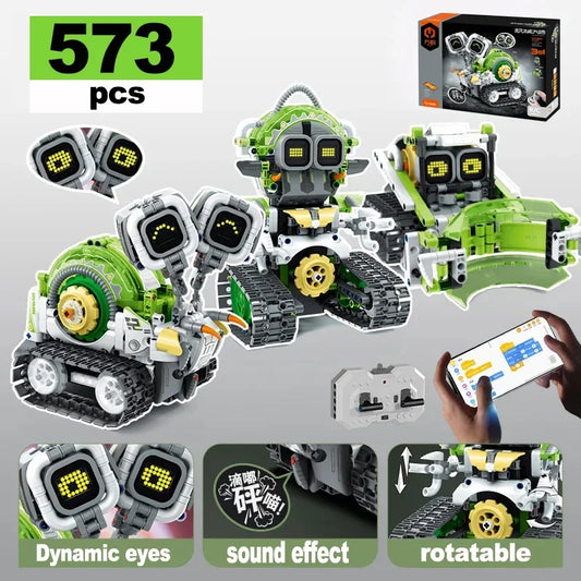 Remote Control 3-In-1 Rc Robot Building Blocks