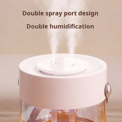 3L Double Spray Usb Humidifier With Night Light