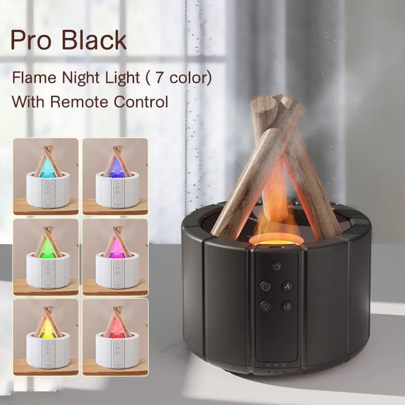 Simulated Flame Ultrasonic Aroma Diffuser Mist Maker