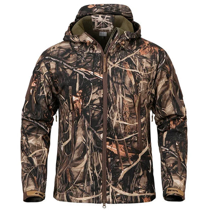 Men'S Camouflage Waterproof Jacket With Hood