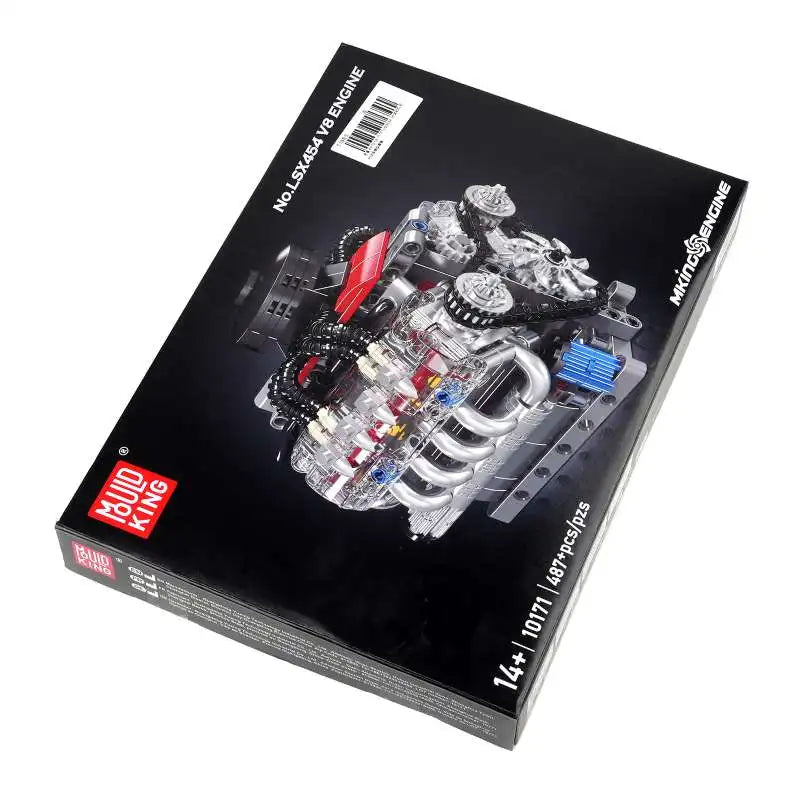 V8 Engine Motorized Block Toy For Educational Fun