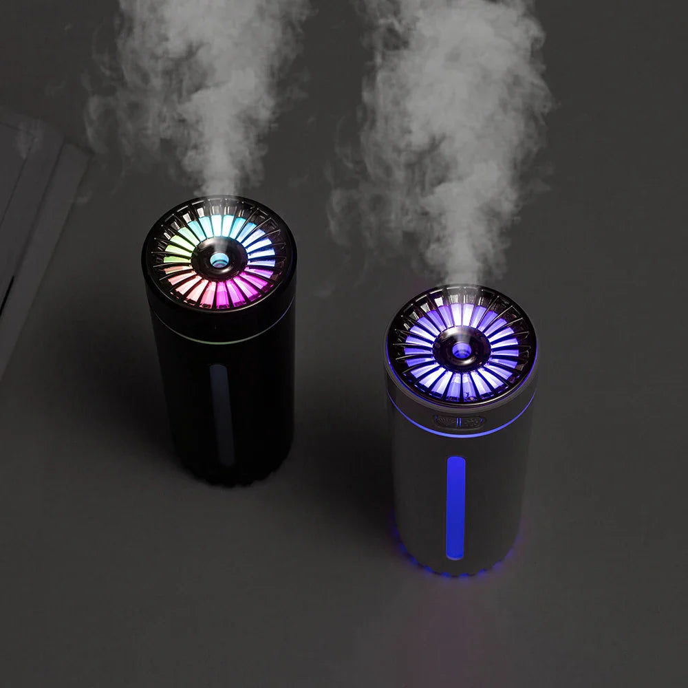 Wireless Car Humidifier With Rgb Led Lights