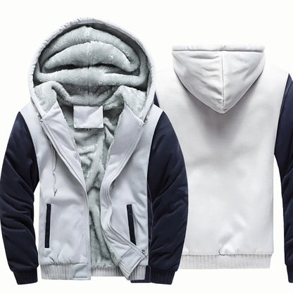 Winter Men'S Camouflage Hooded Fleece Jacket