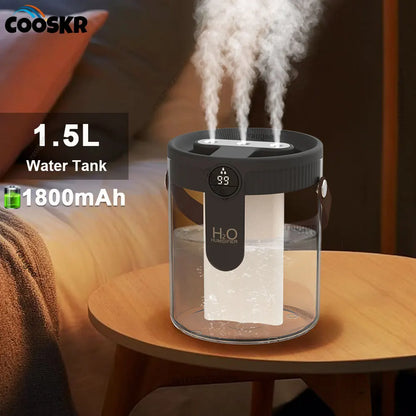 1.5L Large Capacity Silent Usb Air Humidifier