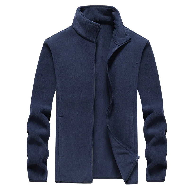 Men'S Fleece Windproof Jacket For Winter Hiking