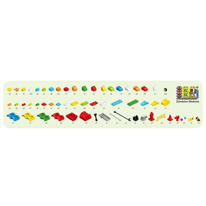 140Pcs Large Car Building Blocks For Kids