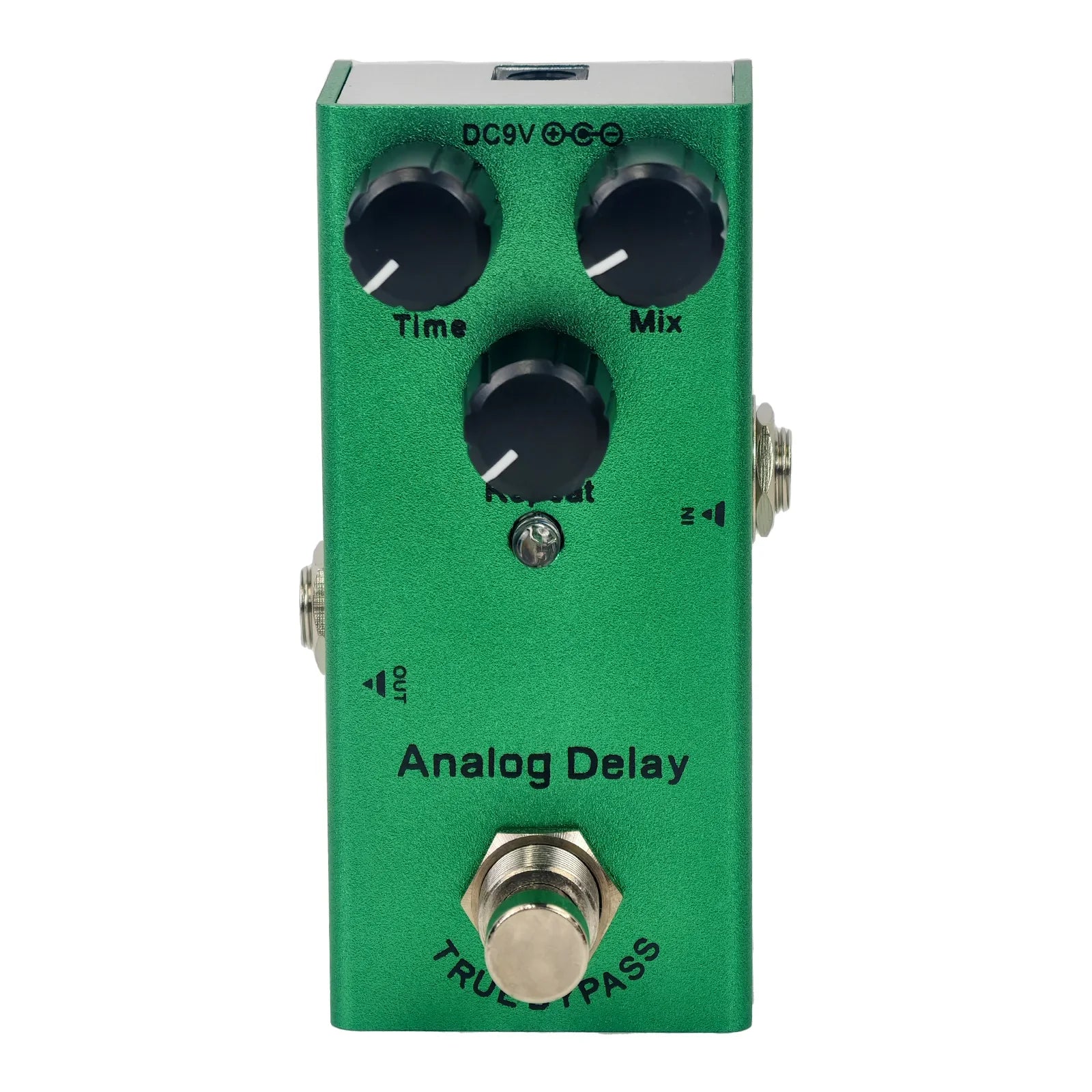 Compact Electric Guitar Effects Pedal With Multiple Functions