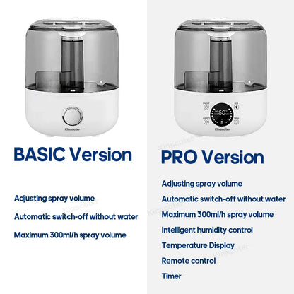 3L Air Humidifier With Remote And Timer Control