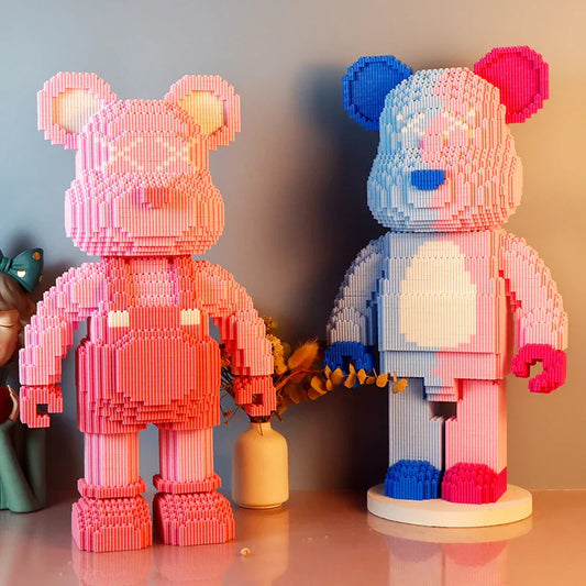 Bear Diy Building Block Toy For Kids