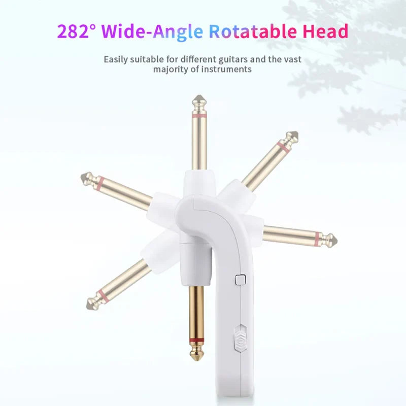 Wireless Rechargeable Guitar Transmitter Receiver 40M Range