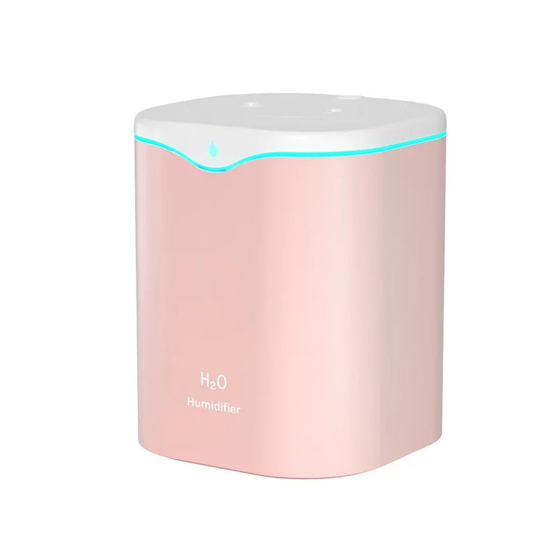 Usb Air Humidifier With Dual Spray And 2000Ml Capacity
