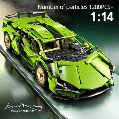 Remote Control Supercar Model Building Blocks