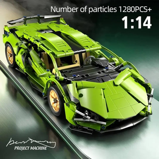 Remote Control Supercar Model Building Blocks