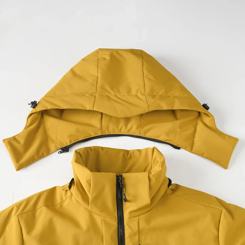 Waterproof Unisex Winter Thermal Windproof Fleece Jacket