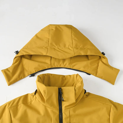 Waterproof Unisex Winter Thermal Windproof Fleece Jacket