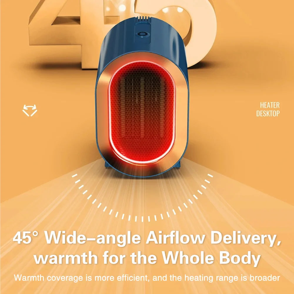 Portable Smart Electric Heater With Safety Features