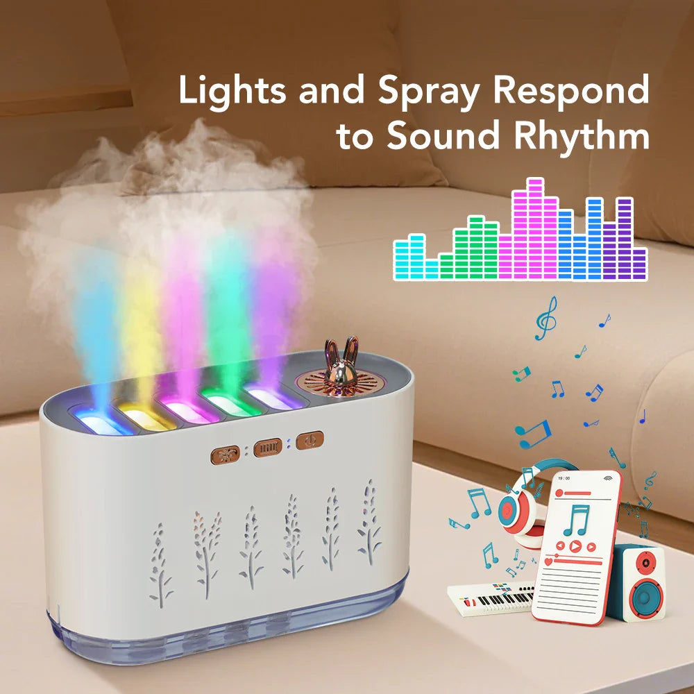 Portable 700Ml Usb Aromatherapy Humidifier With Led Lights