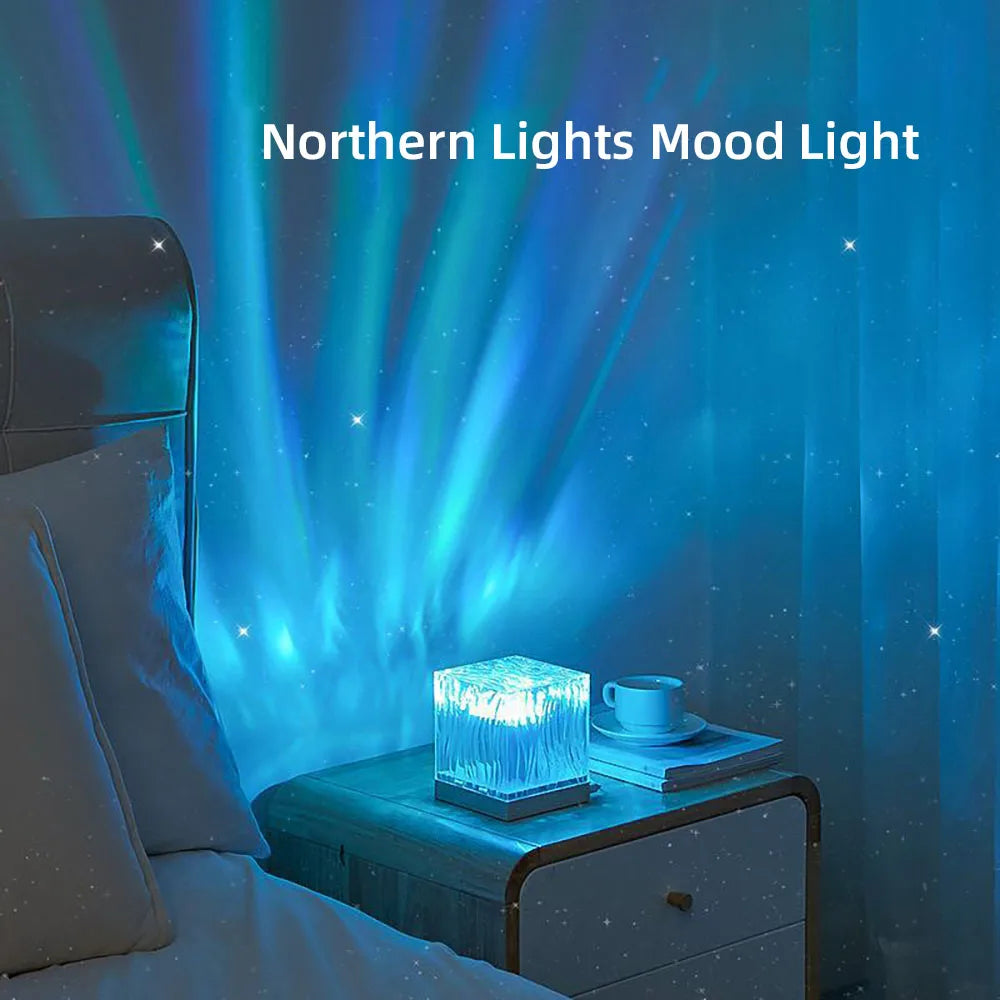 Aurora Borealis Ocean Starry Projection Lamp Bedroom Gift