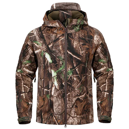 Men'S Camouflage Waterproof Jacket With Hood